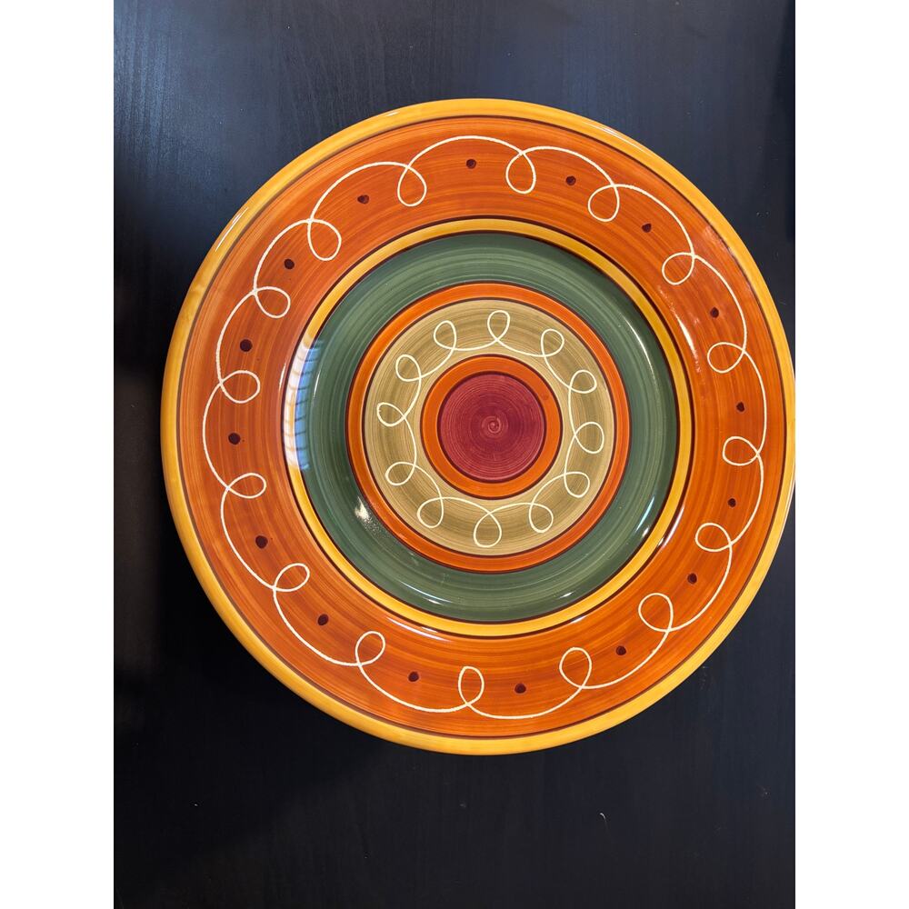 Pier 1 Etrusco Dinner Plates Lot of 2